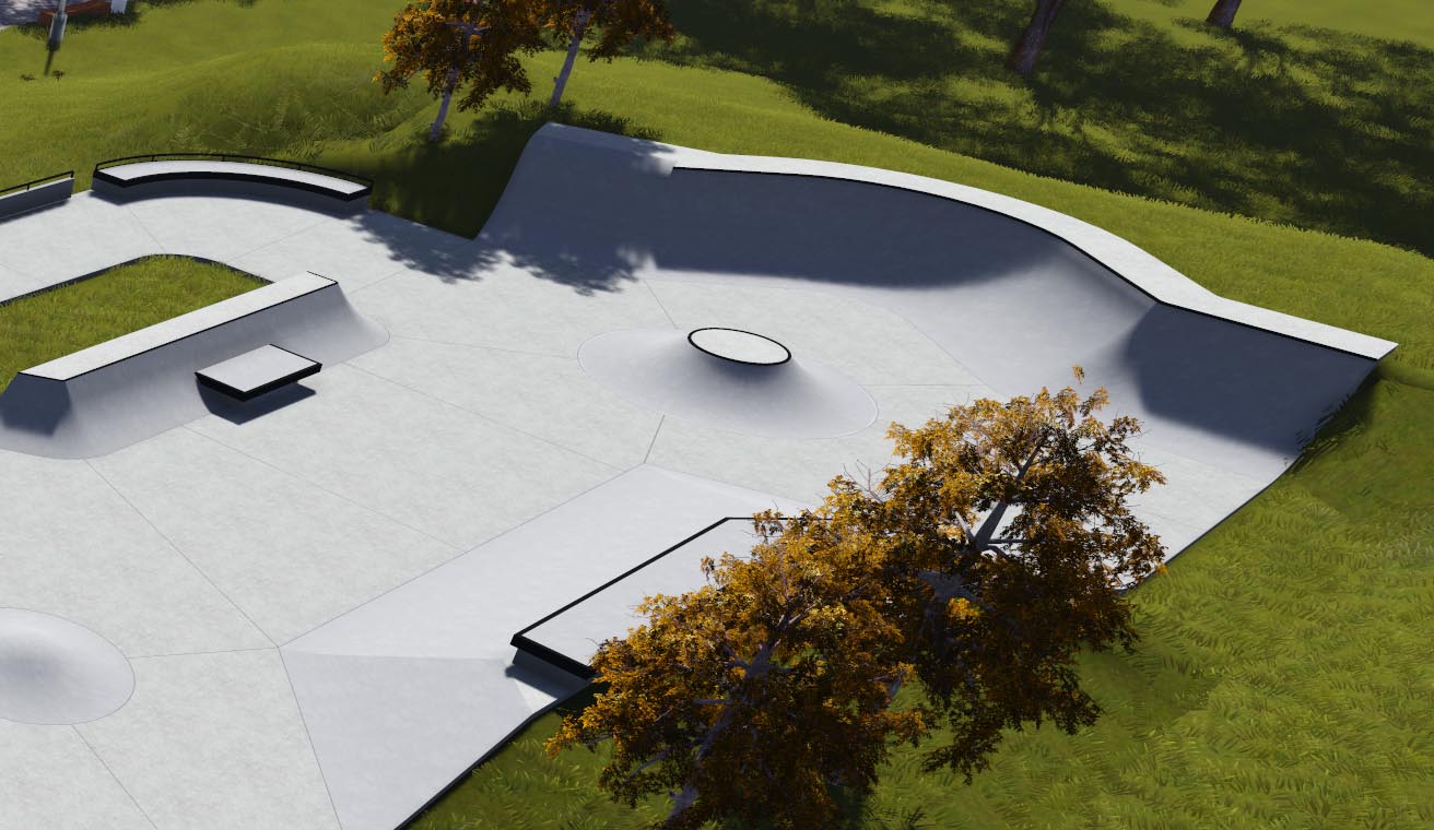 Projekt skateparku - Katowice