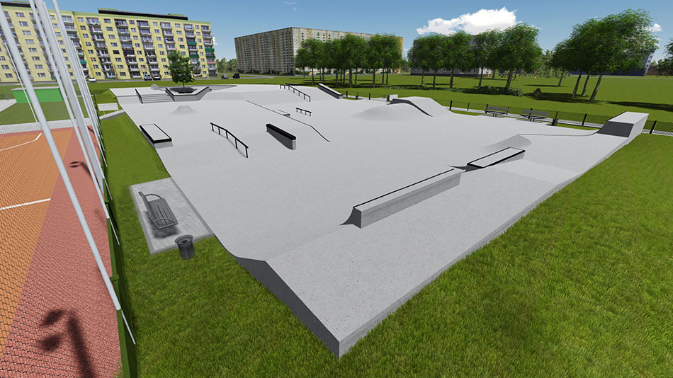 Projekt skateparku - Wolsztyn