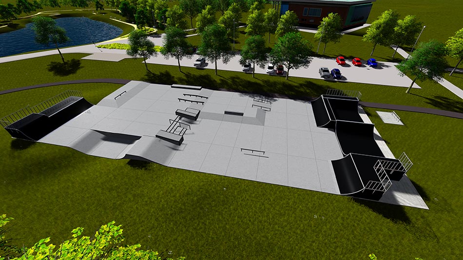 Projekt skateparku - Busko-Zdrój