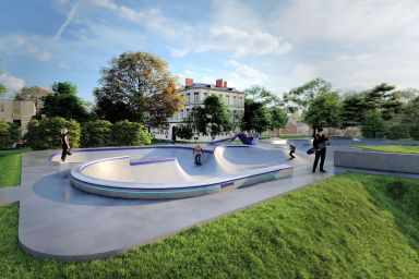 Projekt skateparku betonowego - Władysławowo