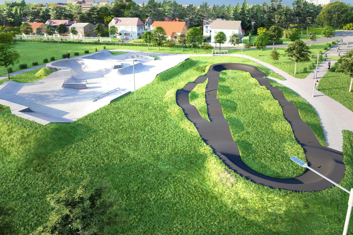 Projekt skateparku - Zabierzów