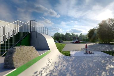 Projekt skateparku betonowego - Mogilno