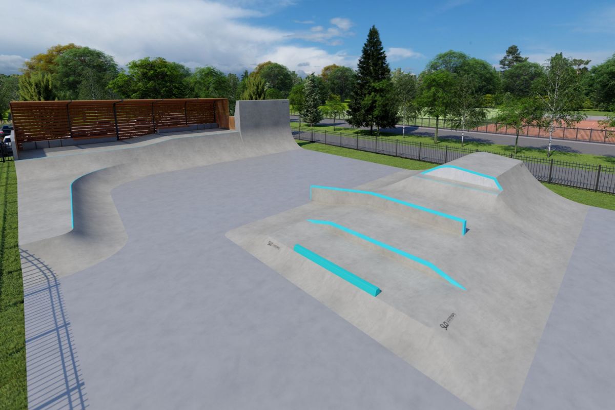 Projekt betonowego skateparku - Leżajsk