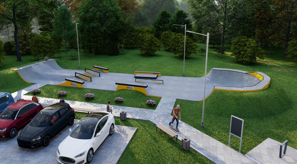 Projekty skateparków