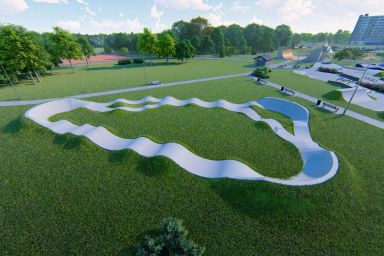 Projekt pumptracka betonowego