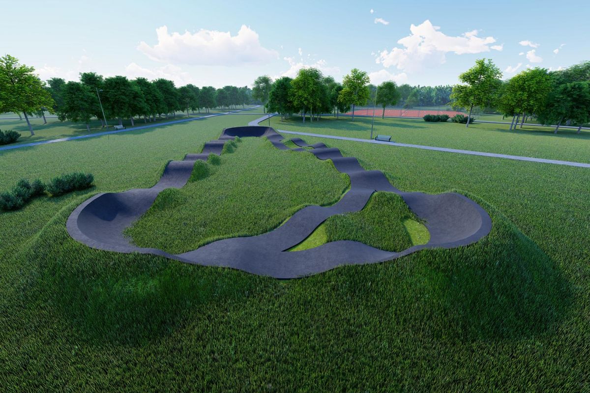 Pumptrack asfaltowy Krzysztoforzyce 