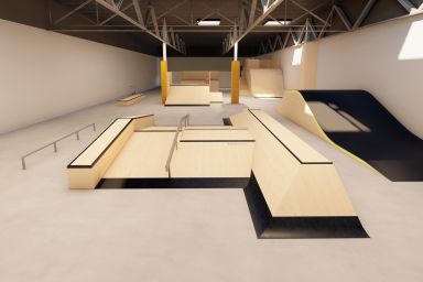Indoor skatepark project - Radom