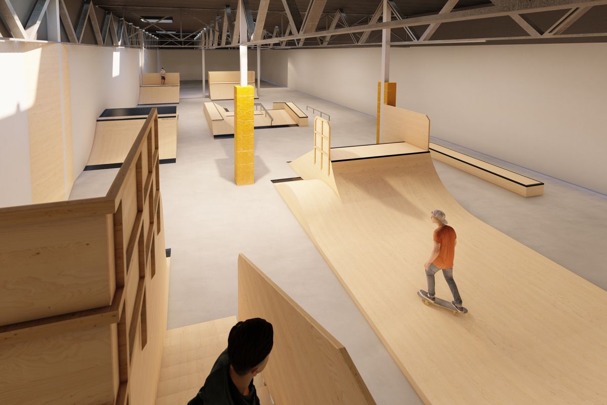 Projekt skateparku indoor - Radom