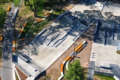 Projekt skateparku betonowego- Ostrołęka 