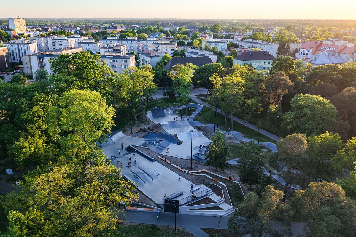 Projekt skateparku betonowego- Ostrołęka 