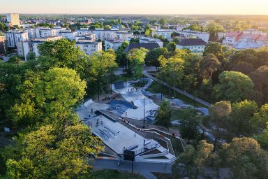 Projekt skateparku betonowego- Ostrołęka 