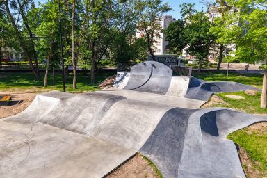 Projekt skateparku betonowego- Ostrołęka 