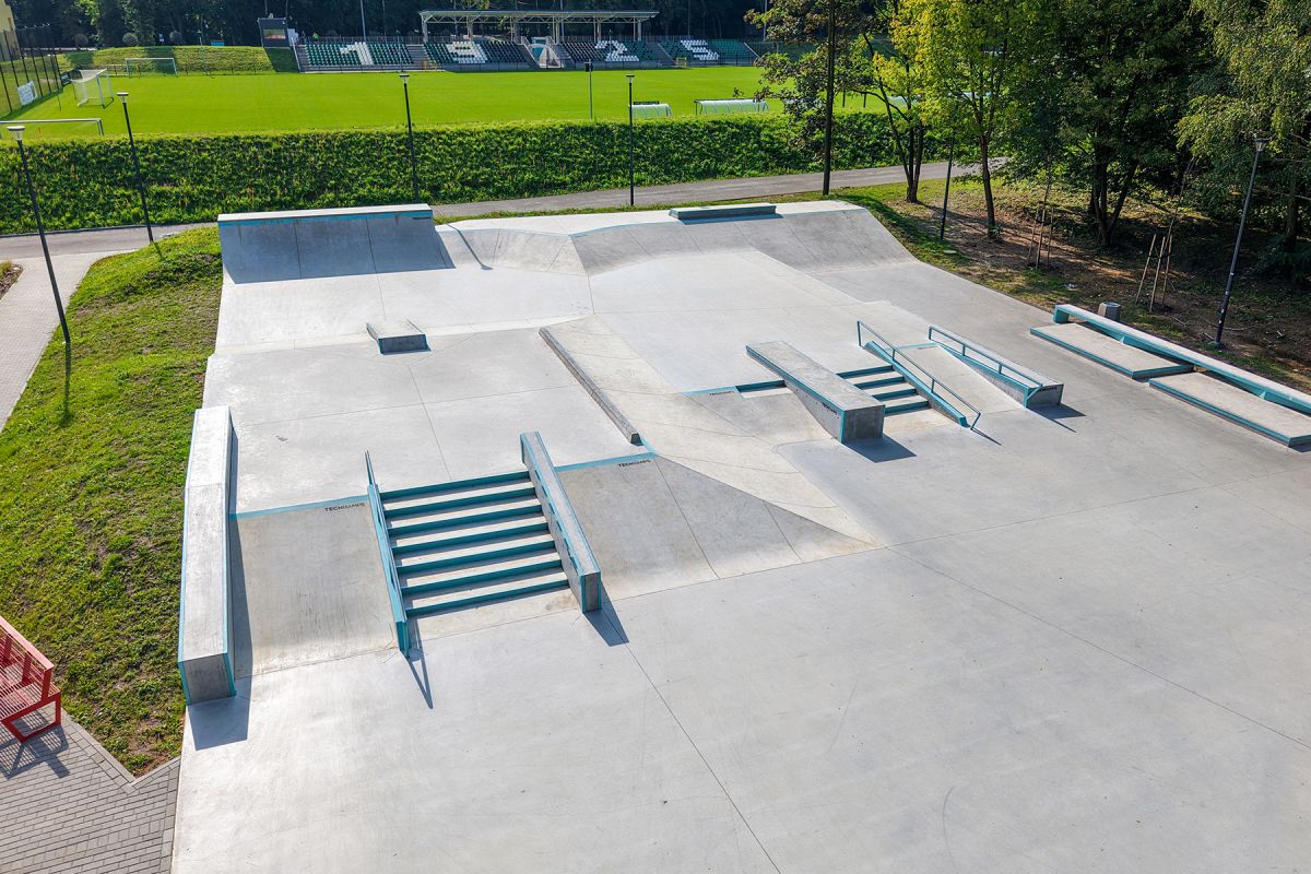 Projekt skateparku betonowego - Wojkowice 