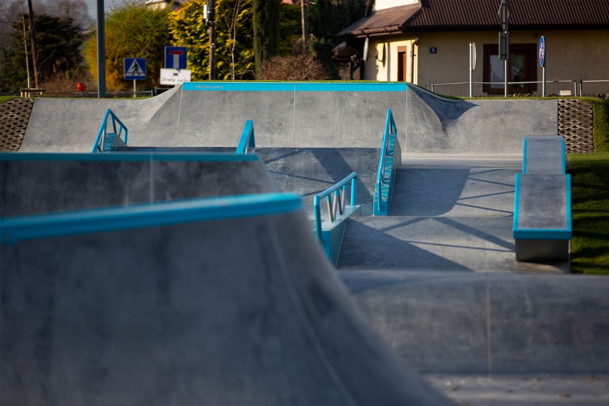 Projekt skateparku betonowego - Brzeszcze 