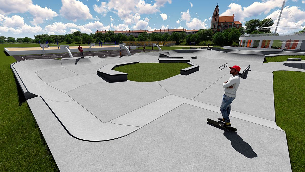 Skatepark project - Vilnius