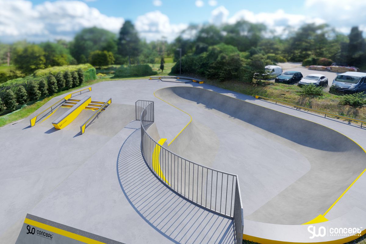 Projekt skateparku betonowego - Tarnowskie Góry