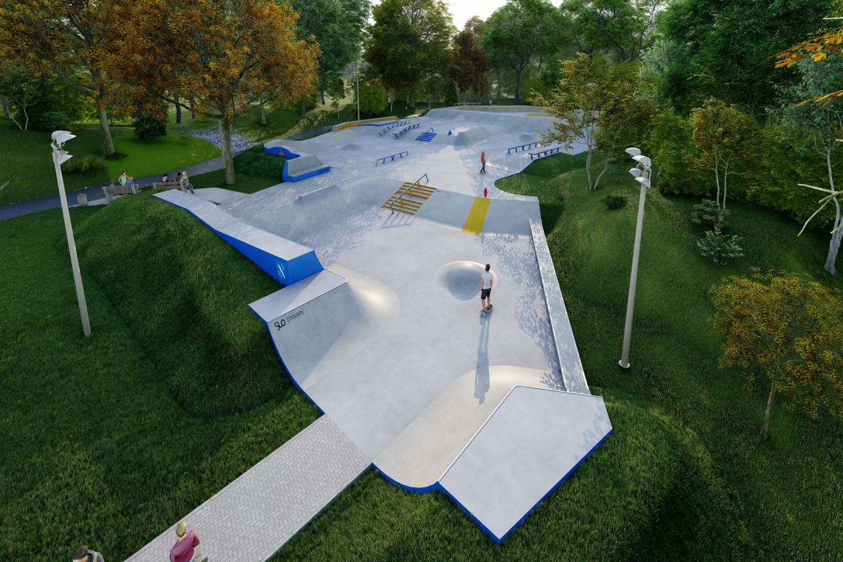 Concrete Skatepark Design - Rybnik
