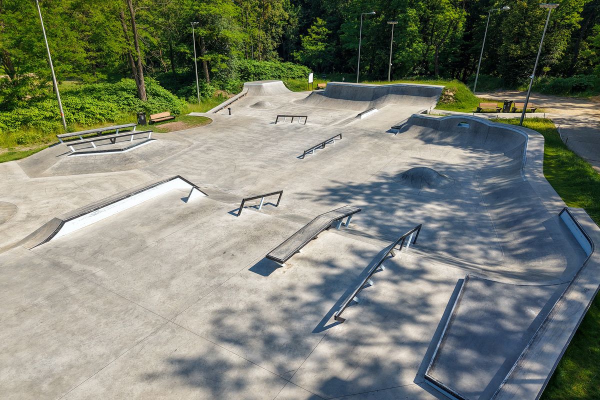 Projet de skatepark en béton - Rybnik