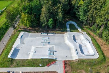 Projet de skatepark en béton - Wojkowice