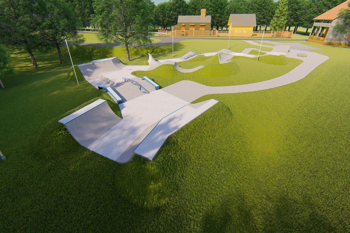 Projekt Skatepark - Kraków (Kąpielowa Straße)