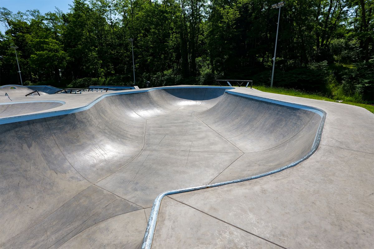 Prosjekt for en skatepark i betong – Rybnik