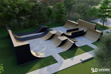 Skateparkprosjekt i betong - Lędziny