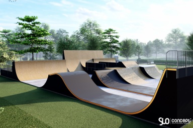 Concrete skatepark project - Lędziny