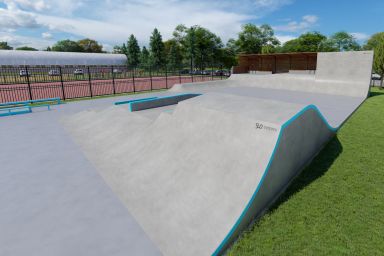 Concrete skatepark project - Lezajsk