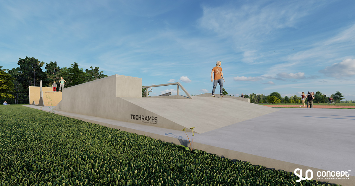 Entwurf eines modularen Skateparks – Rzezawa