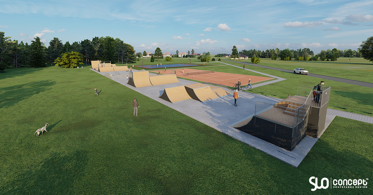 Prosjekt for en modulær skatepark – Rzezawa