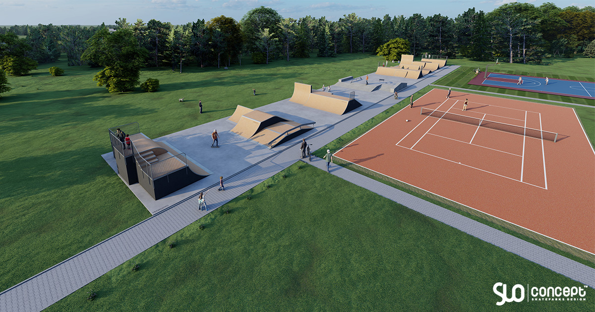 Prosjekt for en modulær skatepark – Rzezawa