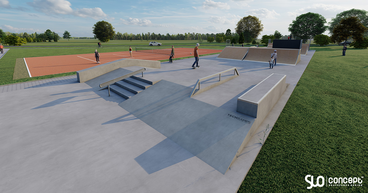 Entwurf eines modularen Skateparks – Rzezawa
