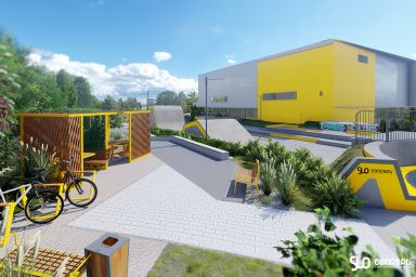 Projet de skatepark en béton - Tarnowskie Góry