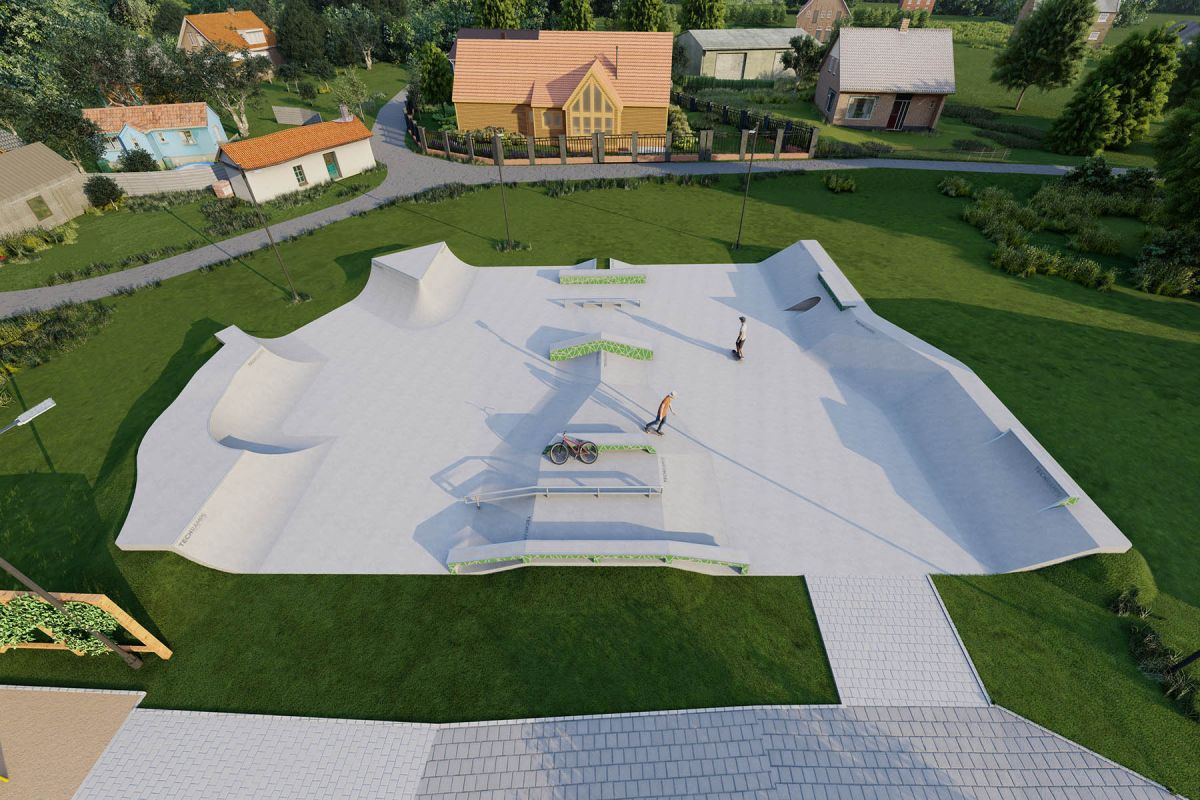 Concrete skatepark project - Bystra Podhalanska