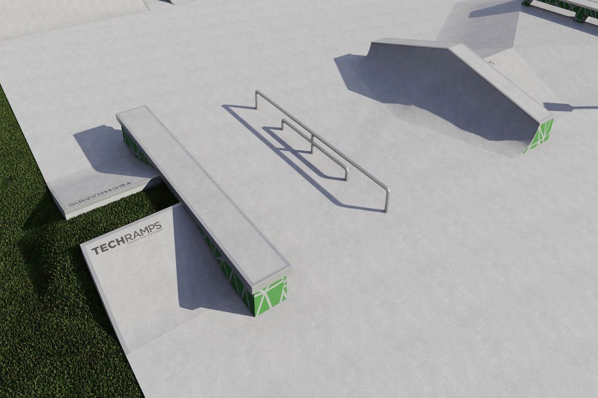 Concrete skatepark project - Bystra Podhalanska