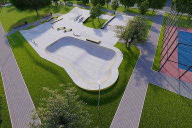 Skatepark project - Wrocław (ul. Ślężna)