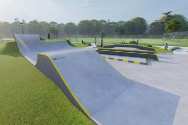 Skateparkprosjekt i betong - Więcbork