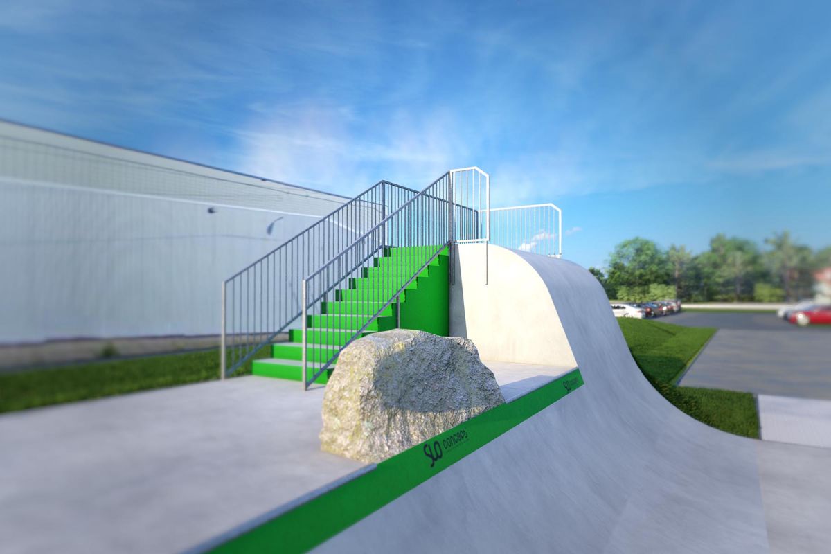 Skatepark-prosjekt i betong - Mogilno