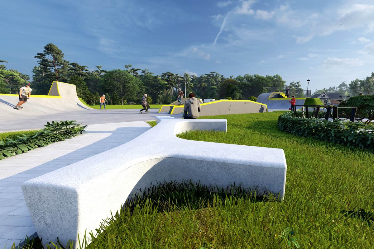Skateparkprosjekt i betong - Więcbork