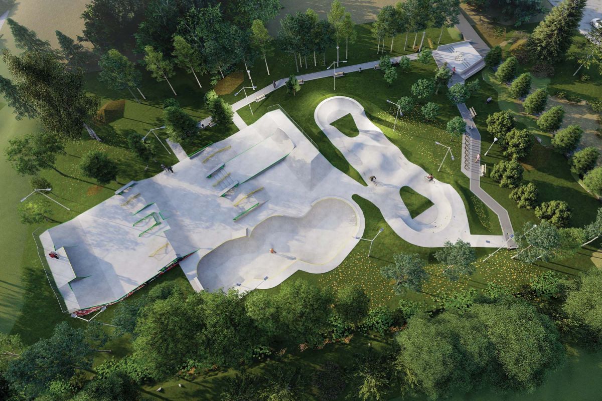 Skatepark project - Myślenice