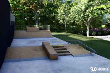 Projekt skateparku betonowego - Lędziny