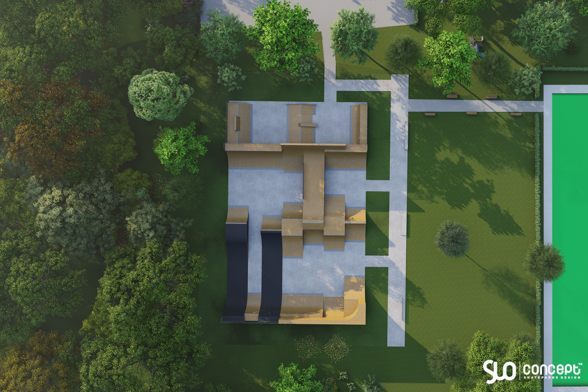 Projet de skatepark en béton - Lędziny