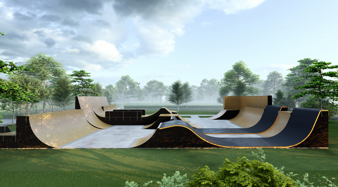 Skateparkprosjekt i betong - Lędziny