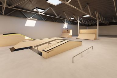Indoor skatepark project - Radom