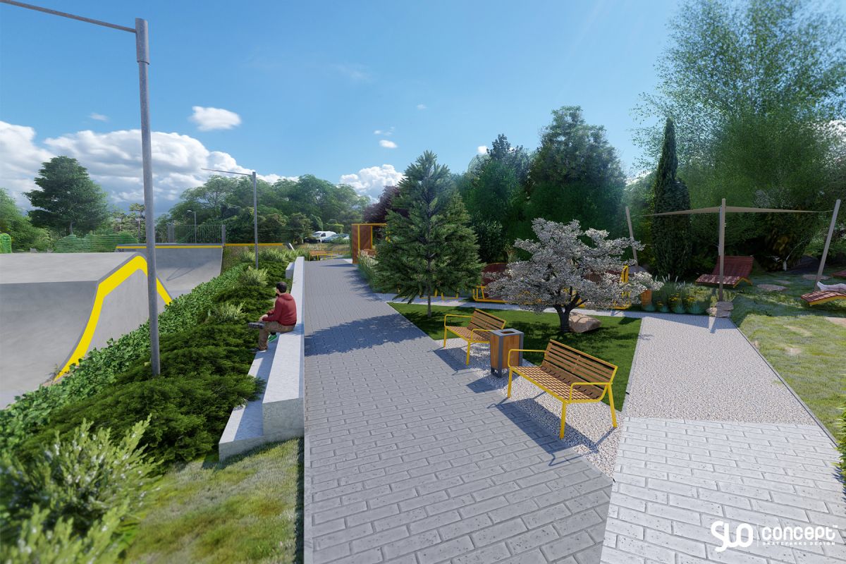 Skateparkprosjekt i betong - Tarnowskie Góry