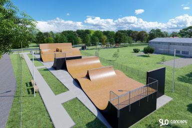 Modulært skateparkprosjekt i tre - Wieprz-Frydrychowice