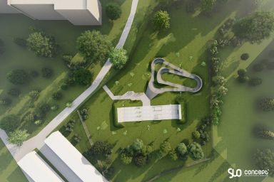 Design av skatepark og pumptrack i betong - Wierzchowo
