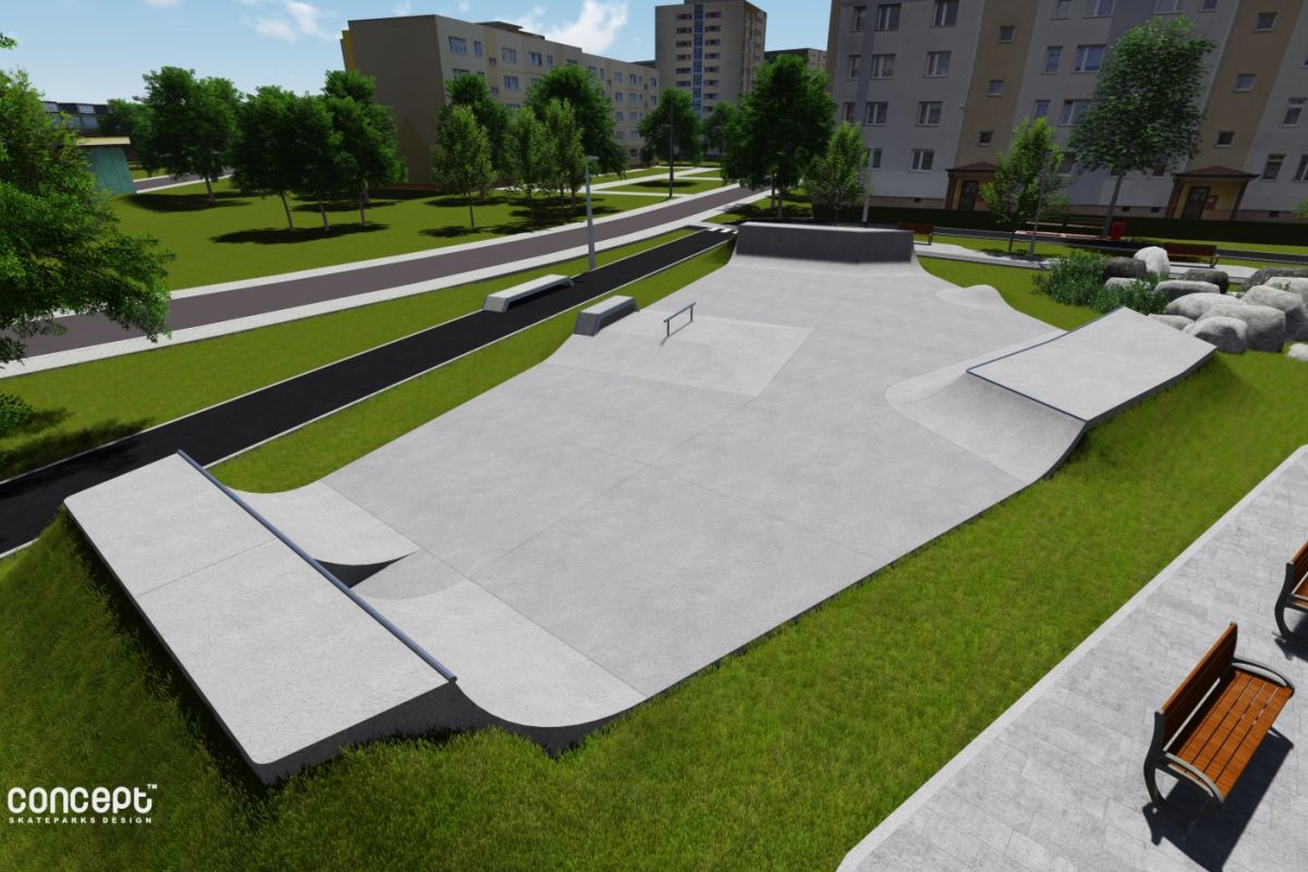 Projekt skateparku - Przemyśl 