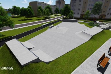 Projekt skateparku - Przemyśl 