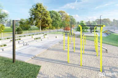 Conception d'un skatepark et d'une piste de pompage en béton - Zgorzelec